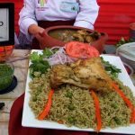 Tasting Delicious Arroz Tapado, Peruvian Rice on Top dish, You’ll love It