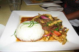 Most famous Peruvian Lomo Saltado, One of Ddelicious Plate