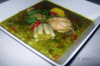 How to make Aguadito de Pollo Peruano, Peruvian Thick Soup